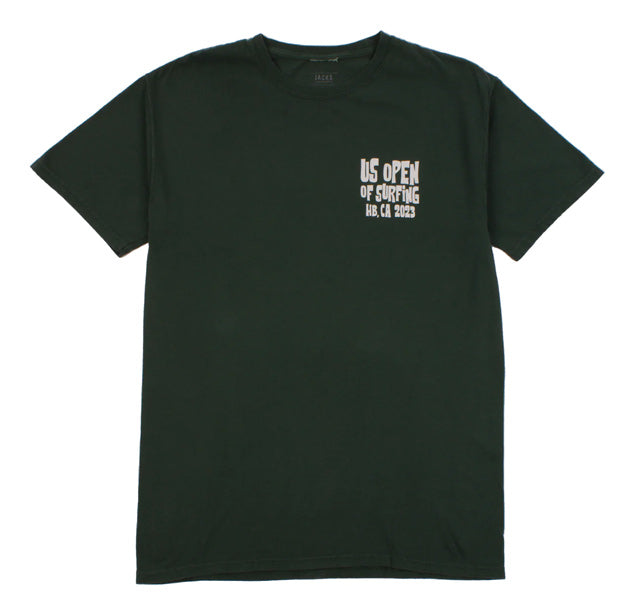 『WSL』US OPEN T-shirt [HUNTINGTON BEACH] Field Green