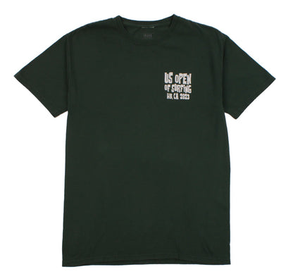 『WSL』US OPEN T-shirt [HUNTINGTON BEACH] Field Green