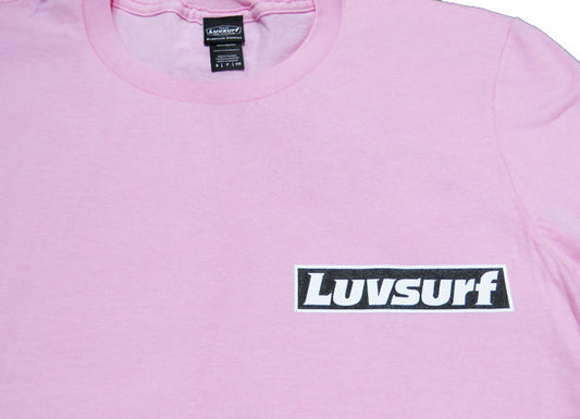 50% off sale! "Luvsurf" T-shirt [The Box] PINK / Size S