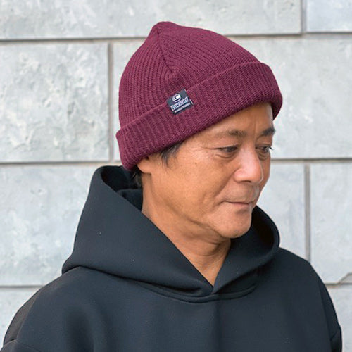 Knit cap / BURGUANDY
