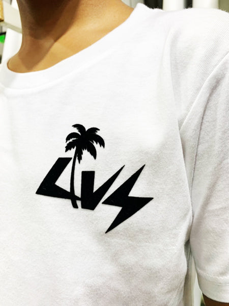 『Luvsurf』T-shirt [PALM] White