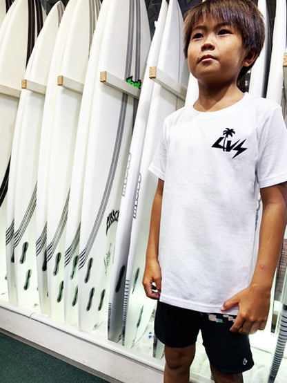 『Luvsurf』T-shirt [PALM] White