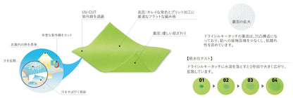 混合防晒T恤/GUNMETAL Amphibious