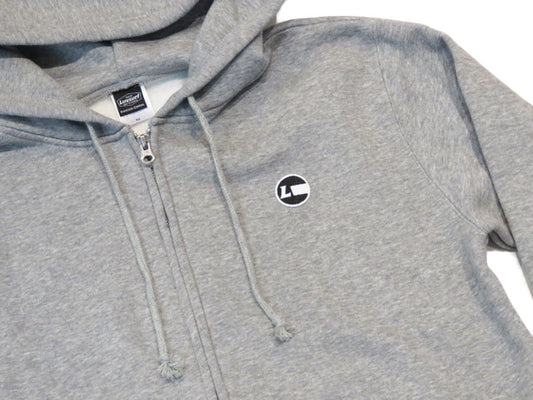 Racing Icon Full-Zip Hoodie in H.GREY (Size M)