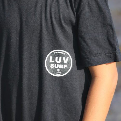 50%OFFセール！オリジナル KID's Tシャツ [OVAL PALM] BLACK
